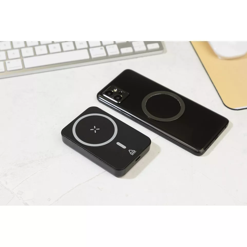 Rabobank FastMag zwart  RABS powerbank 