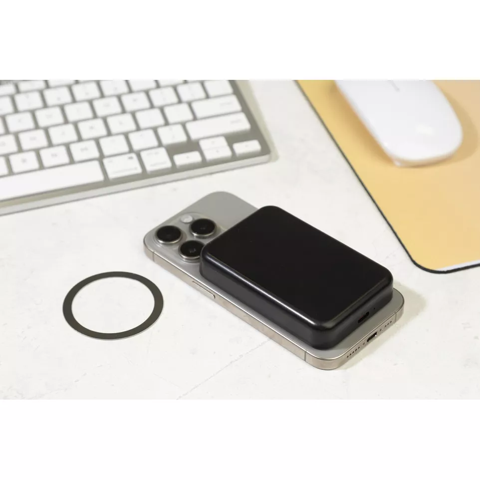 Rabobank FastMag zwart  RABS powerbank 