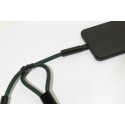 CuffCharge vert foncé  Bracelet pour téléphone portable en RPET 60 W 