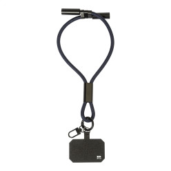 CuffCharge bleu foncé  Bracelet pour téléphone portable en RPET 60 W 