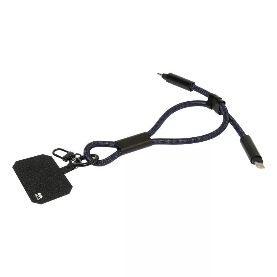 CuffCharge dark blue  60W RPET mobile...