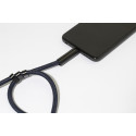 CuffCharge dark blue  60W RPET mobile wristband cable 
