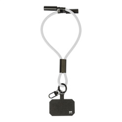 CuffCharge blanc  Bracelet pour téléphone portable en RPET 60 W 