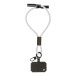 CuffCharge blanc  Bracelet pour téléphone portable en RPET 60 W 