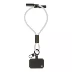 CuffCharge blanc  Bracelet pour téléphone portable en RPET 60 W 