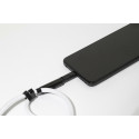 CuffCharge blanc  Bracelet pour téléphone portable en RPET 60 W 