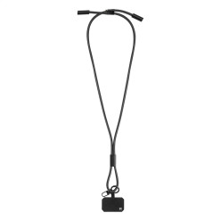 HolCharge zwart  60W RPET mobiele sleutelkoordkabel 