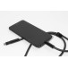 HolCharge noir  Tour de cou pour téléphone portable en RPET 60 W 