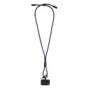 HolCharge bleu foncé  Tour de cou pour téléphone portable en RPET 60 W 