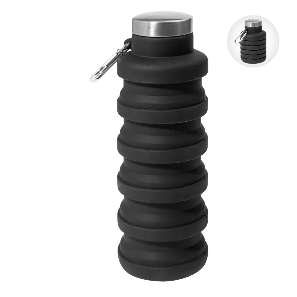 Colsip black  collapsible bottle 