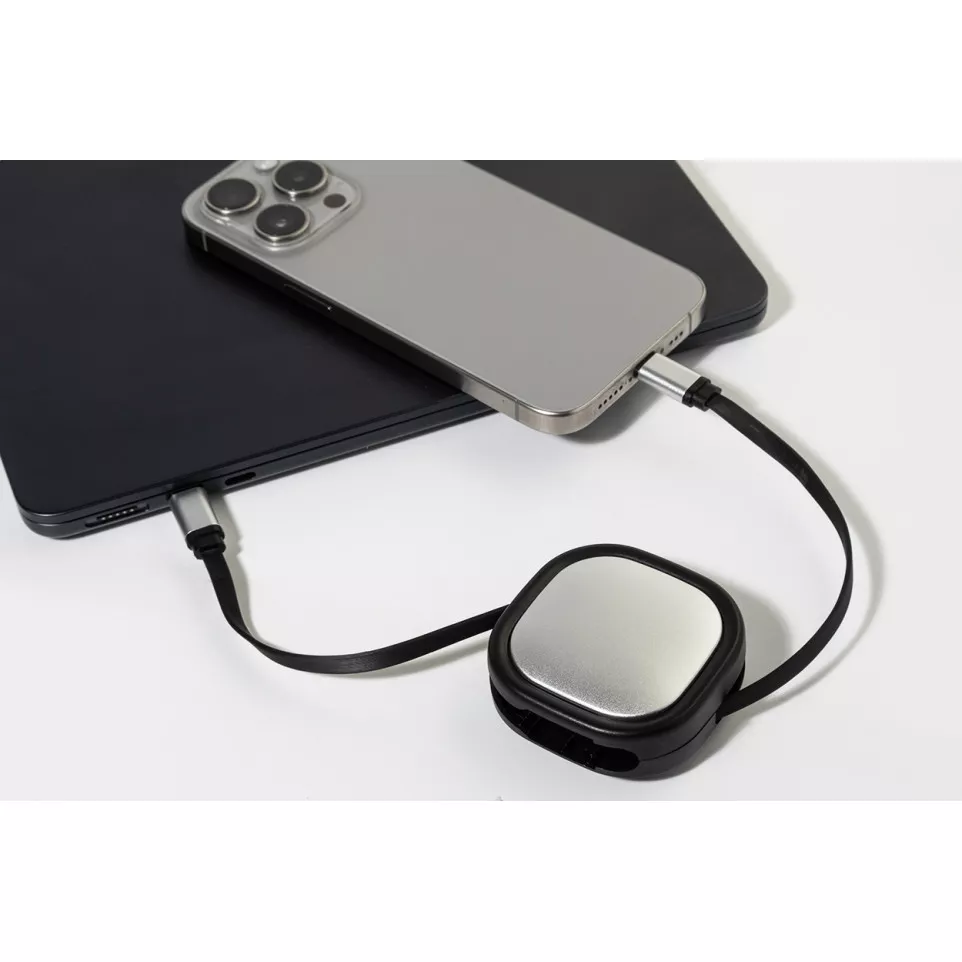 Cabsle Plus zwart  60W USB-C laderkabel 