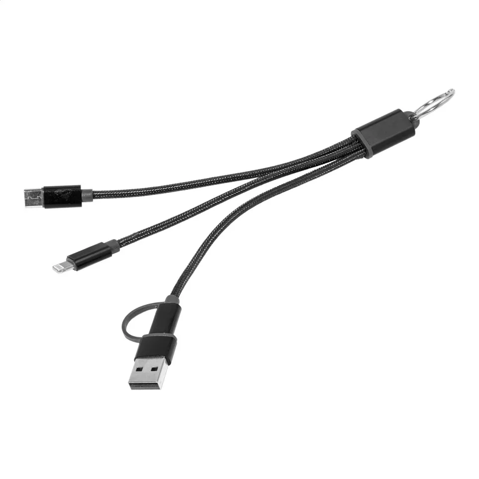 Rafob zwart  Sleutelhanger USB...