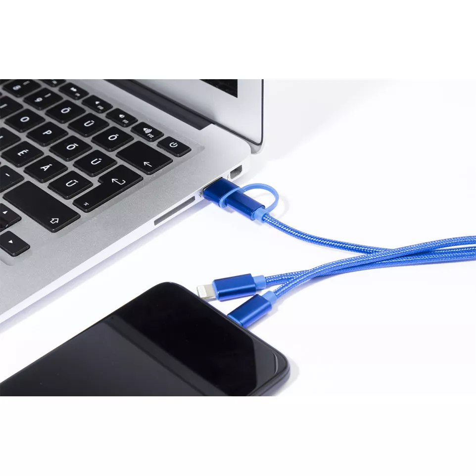 Rafob blauw  Sleutelhanger USB...