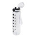 Sipcount transparent  Bouteille avec graduation en RPET 
