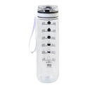 Sipcount transparent  Bouteille avec graduation en RPET 