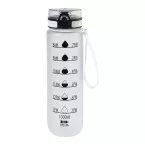 Sipcount frosted white  RPET motivational bottle 