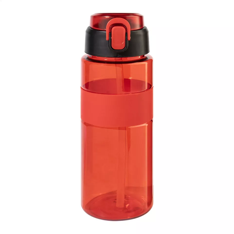 Fitgrip rood  RPET sportfles 