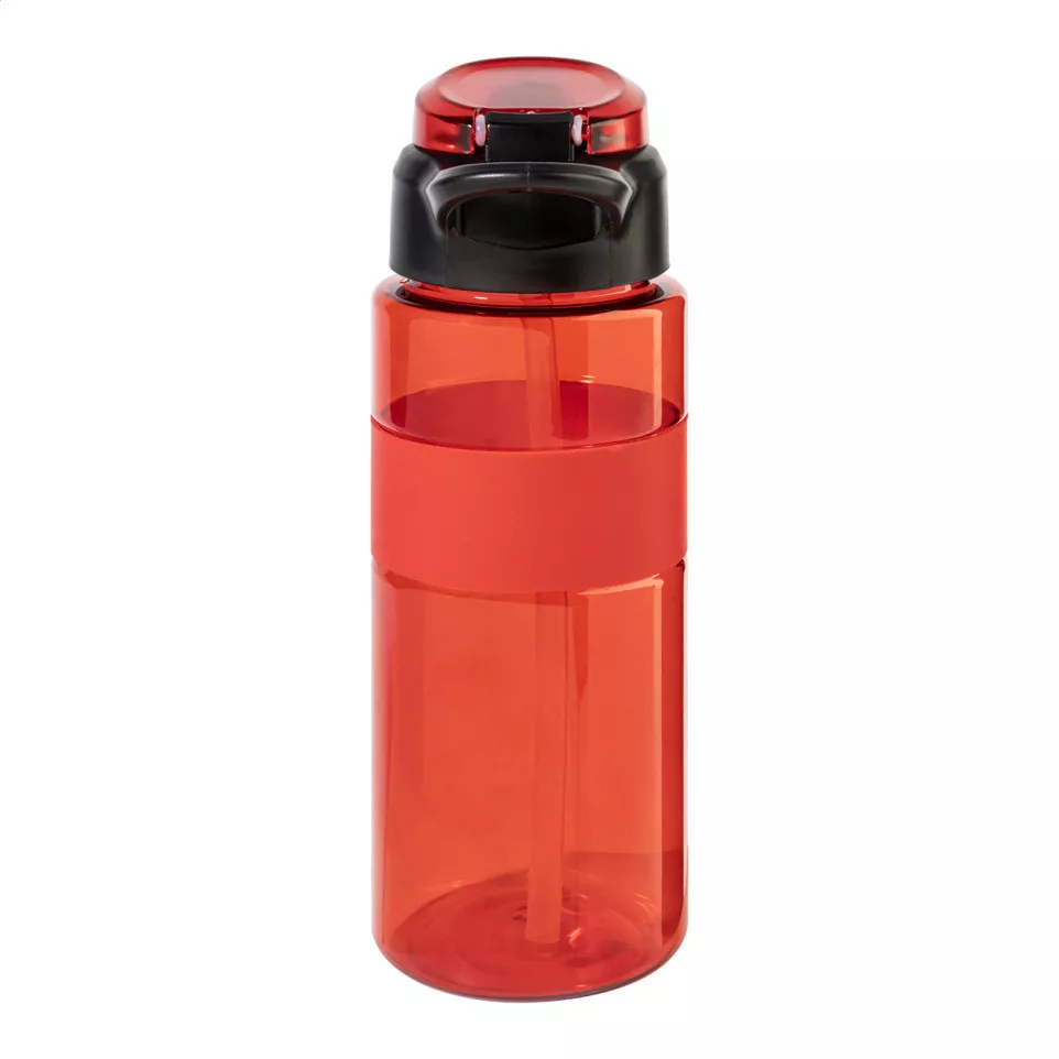 Fitgrip rood  RPET sportfles 