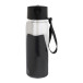 Fitmax zwart  RPET sportfles met handdoek 