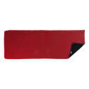 Fitmax rouge  Bouteille de sport en RPET avec serviette 