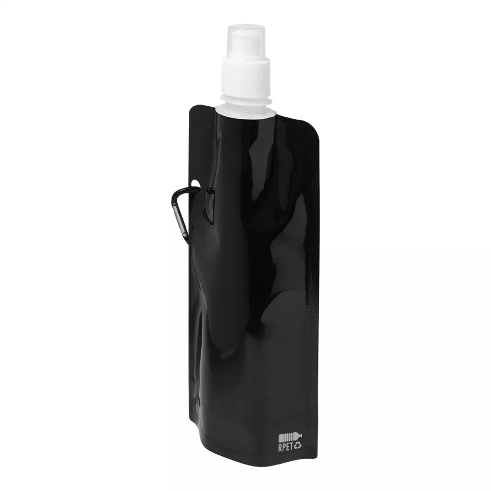 Carabol noir  Bouteille pliable en RPET 
