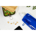 Carabol bleu  Bouteille pliable en RPET 