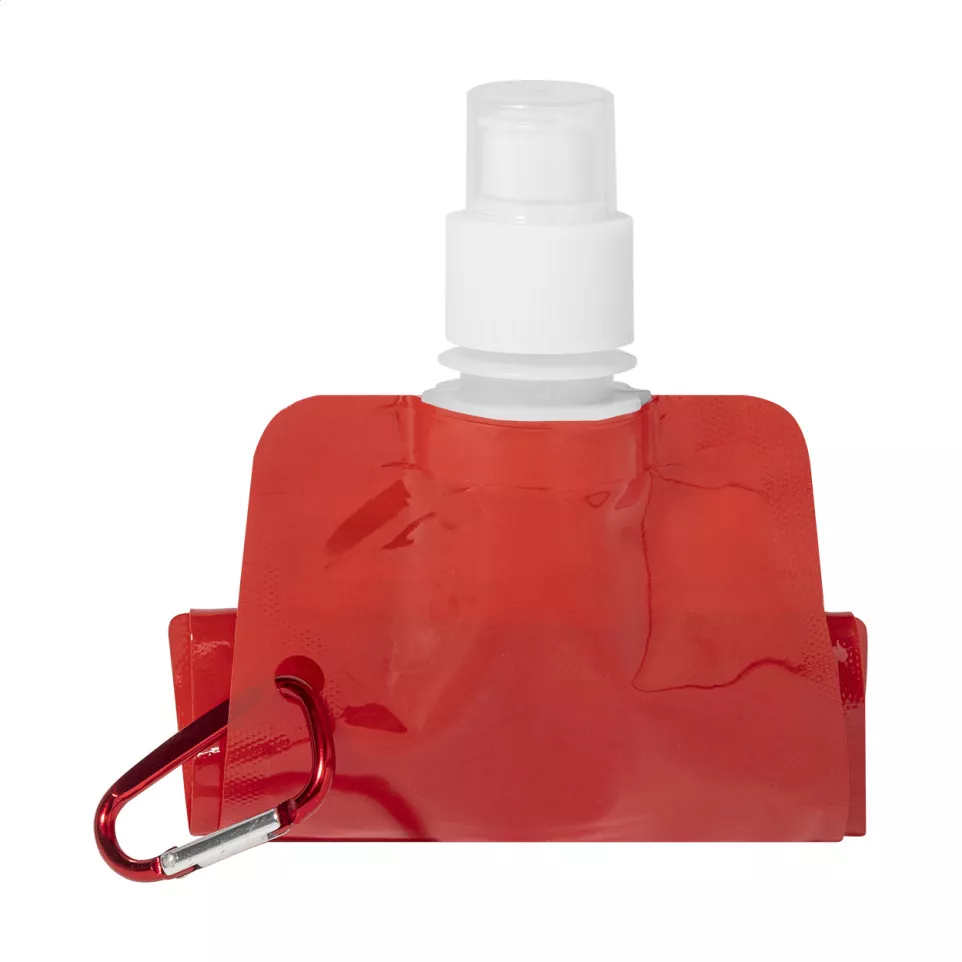 Carabol rood  opvouwbare RPET fles 