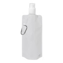 Carabol blanc  Bouteille pliable en RPET 