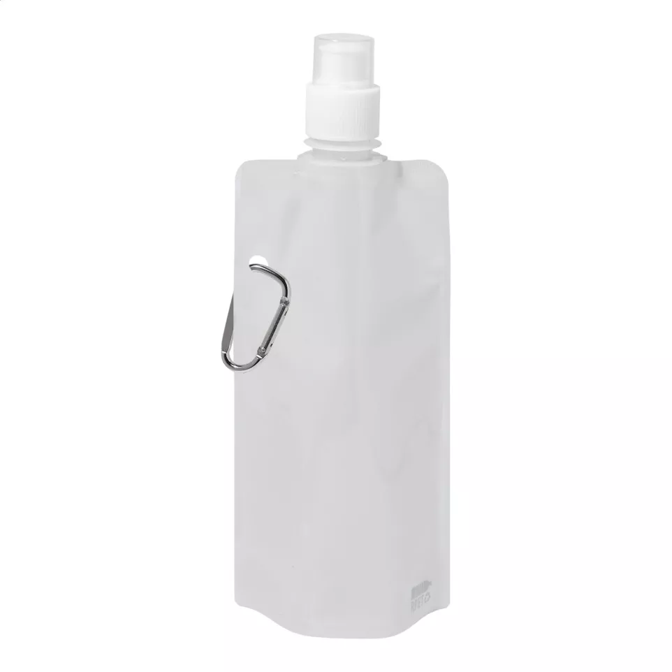 Carabol white  foldable RPET bottle 