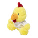 Recrow yellow  RPET plush rooster 