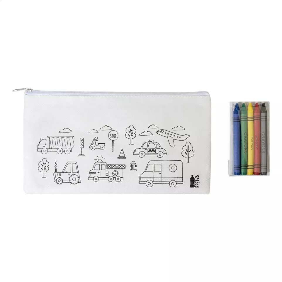 Gocolo blanc  Trousse stylos à...