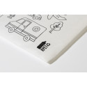 Gocolo blanc  Trousse stylos à colorier en RPET 