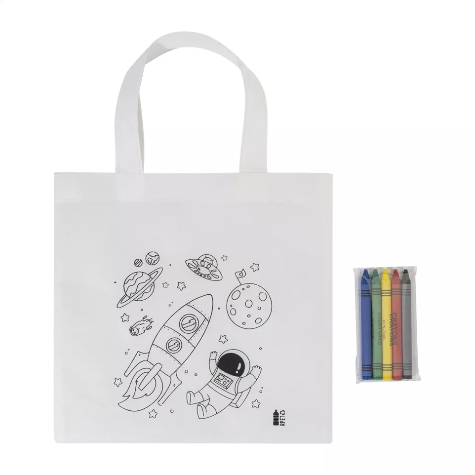 Spacolo blanc  Sac shopping à...