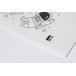 Spacolo white  RPET colouring shopping bag 
