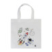 Spacolo white  RPET colouring shopping bag 