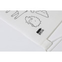 Zocolo blanc  Sac à cordon de coloriage RPET, animaux 