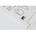Zocolo white  RPET colouring drawstring bag, animals 