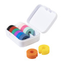 Cupperty white  glass identifier set 
