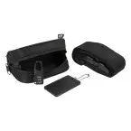 SafeTrip noir  Kit de voyage en RPET 