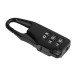 SafeTrip black  RPET travel set 