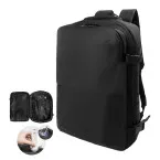AeroBack black  vacuum compression backpack 