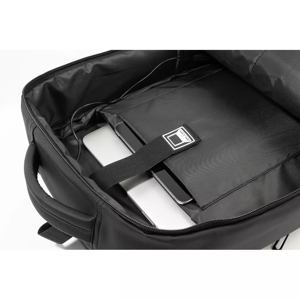 Molson black  RPET document backpack 
