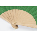 Solana green  RPET hand fan 