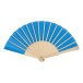 Solana blue  RPET hand fan 