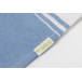 Cancun light blue  recycled cotton beach towel 