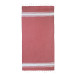 Cancun red  recycled cotton beach towel 