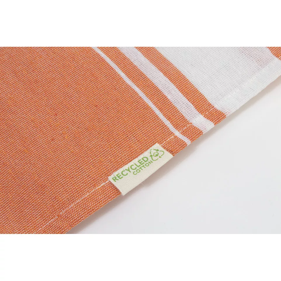 Cancun orange  recycled cotton beach...