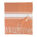 Cancun orange  recycled cotton beach towel 