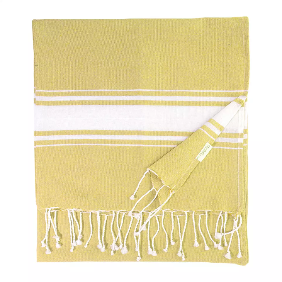 Cancun yellow  recycled cotton beach...