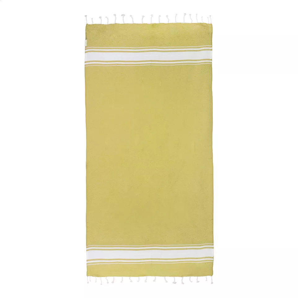 Cancun yellow  recycled cotton beach...